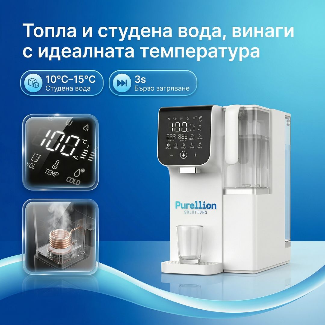 Purellion™ - Уред за Пречистване на Вода с Обратна Осмоза